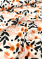 Preview: Jersey - Flowers - naturweiss - orange